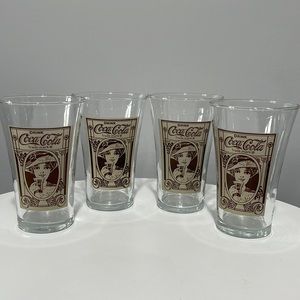 Coca Cola Glasses 16oz Victorian Lady Archives Coca Cola Company advertising